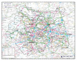 West Yorkshire County Planning Map
