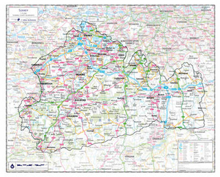 Surrey County Planning Map