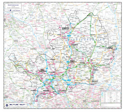 Hertfordshire County Planning Map - Jonathan Davey
