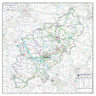 Northamptonshire County Planning Map