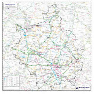 Cambridgeshire County Planning Map
