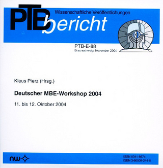 Deutscher MBE-Workshop 2004 - 11. bis 12. Oktober 2004