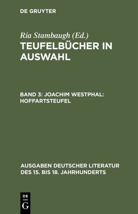 Joachim Westphal: Hoffartsteufel