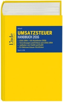 Umsatzsteuer-Handbuch 2016 - Stefan Melhardt