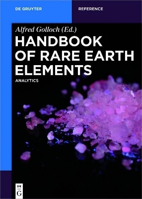 Handbook of Rare Earth Elements