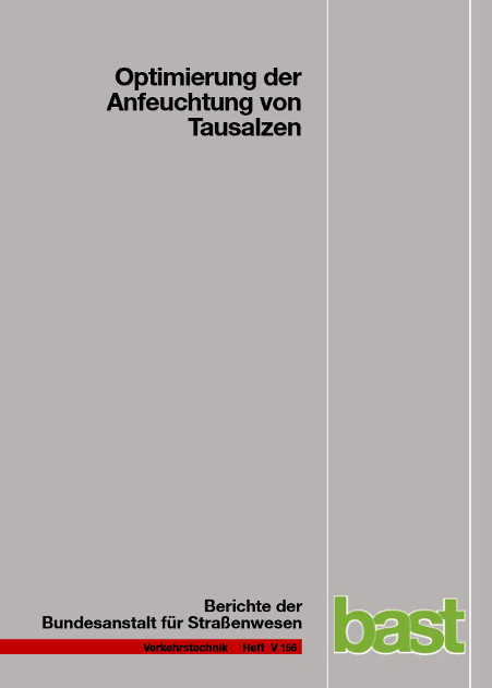 Optimierung der Anfeuchtung von Tausalzen - H Badelt, R Seliger, K Moritz, S Scheurl, G H&auml;usler