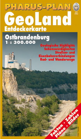 Pharus-Plan GeoLand. Entdeckerkarte Ostbrandenburg 1 : 300.000.