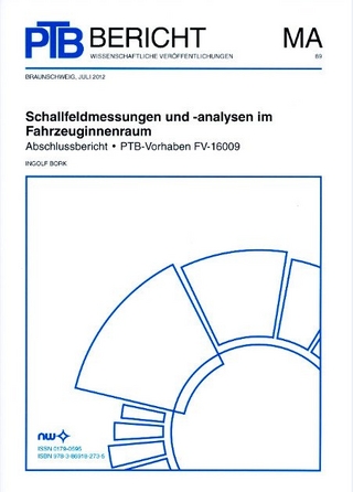 Schallfeldmessungen und -analysen im Fahrzeuginnenraum