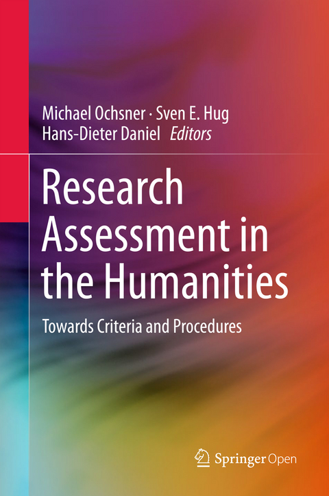 Research Assessment in the Humanities - 