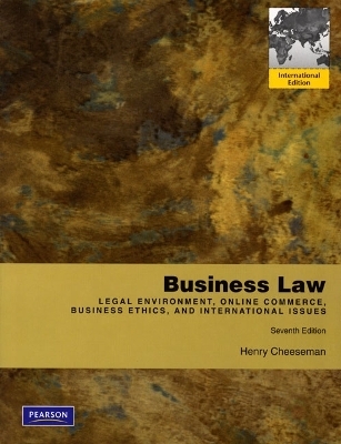 Business Law - Henry R. Cheeseman