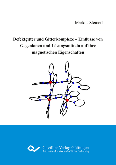 Defektgitter und Gitterkomplexe – Einflüsse von Gegenionen und Lösungsmitteln auf ihre magnetischen Eigenschaften - Markus Steinert