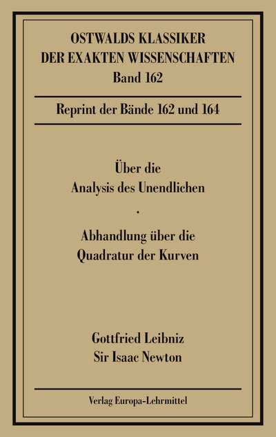 &Uuml;ber die Analysis (Leibniz, Newton)