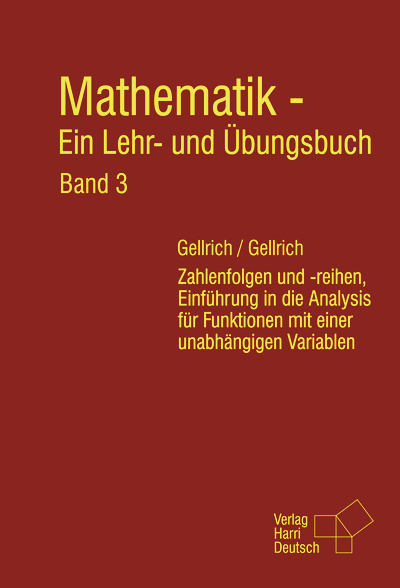 Mathematik - Ein Lehr- und &Uuml;bungsbuch: Band 3