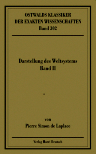 Darstellung des Weltsystems: Band II, Bücher 4-5 (Laplace)