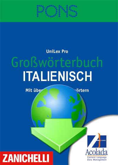 PONS Gro&szlig;w&ouml;rterbuch Italienisch Deutsch-Italienisch / Italienisch-Deutsch -  L. Giacoma / S. Kolb
