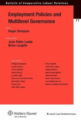 Employment Policies and Multilevel Governance - 