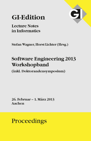 GI Edition Proceedings Band 220 - Informatik 2013 - Informatik angepasst an Mensch, Organisation und Umwelt