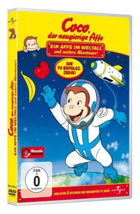 Coco, der neugierige Affe - Ein Affe im Weltall und andere tierische Geschichten!, 1 DVD