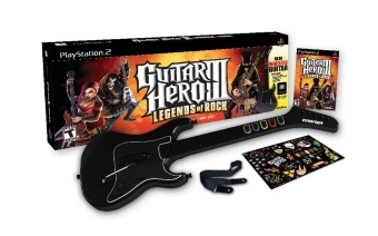 Guitar Hero III, Legends of Rock mit Gitarre, PS2-DVD