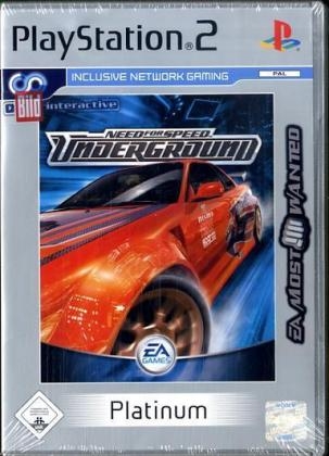 Need For Speed Underground, Platinum, PS2-DVD