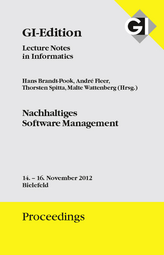 GI Edition Proceedings Band 209 Nachhaltiges Software Management
