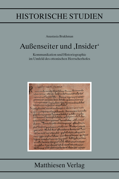 Au&szlig;enseiter und &sbquo;Insider&lsquo; - Anastasia Brakhman