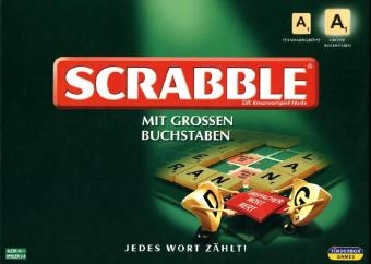 Scrabble (Spiel) mit gro&szlig;en Buchstaben