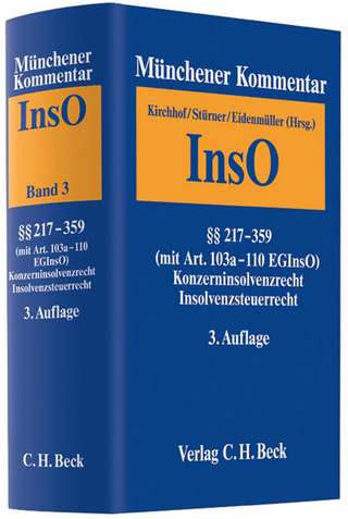 Münchener Kommentar zur Insolvenzordnung  Bd. 3