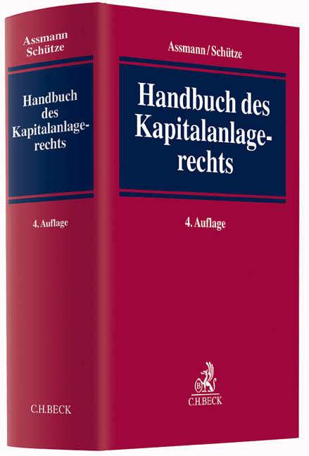 Handbuch des Kapitalanlagerechts - 