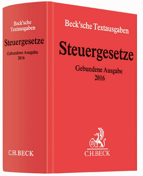 Steuergesetze. Gebundene Ausgabe 2016