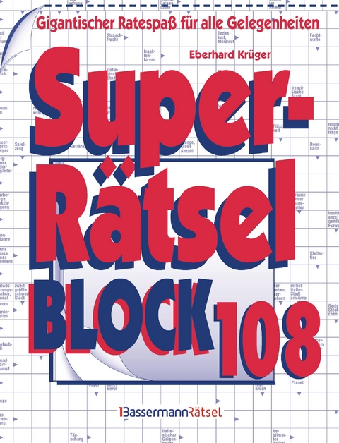 Superr&auml;tselblock 108 - Eberhard Kr&uuml;ger