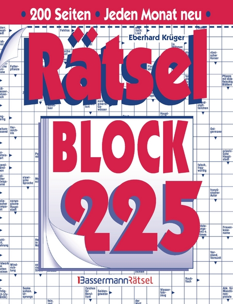 R&auml;tselblock 225 - Eberhard Kr&uuml;ger