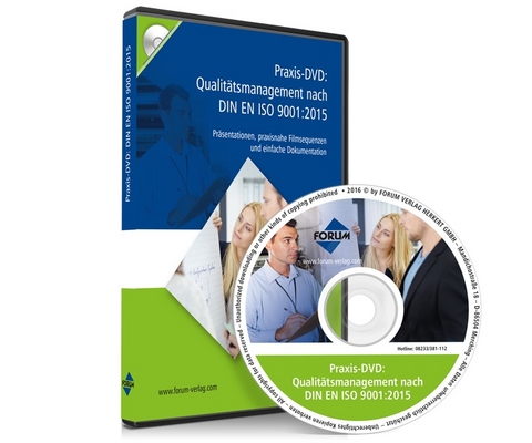 Praxis-DVD: Qualit&auml;tsmanagement nach DIN EN ISO 9001:2015 - Dr. Fiege  Marcel