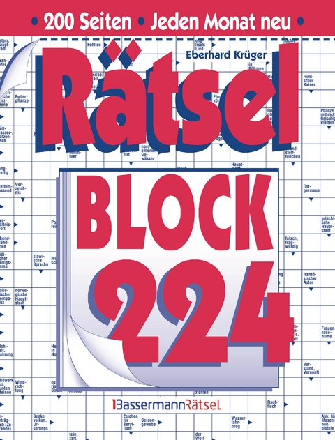 R&auml;tselblock 224 - Eberhard Kr&uuml;ger
