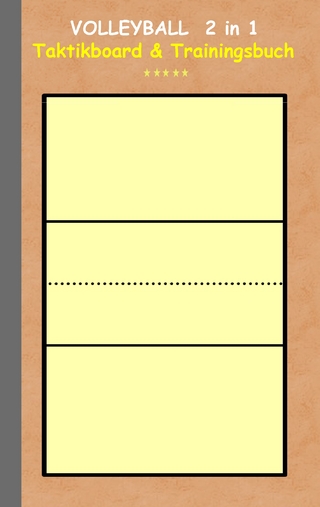 Volleyball 2 in 1 Taktikboard und Trainingsbuch