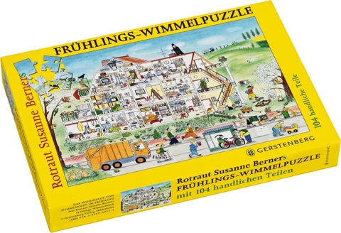 Fr&uuml;hlings-Wimmel-Puzzle (Kinderpuzzle) - Rotraut Susanne Berner
