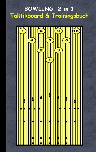 Bowling 2 in 1 Taktikboard und Trainingsbuch