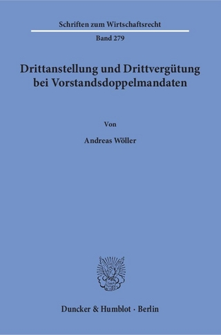 Drittanstellung und Drittvergütung bei Vorstandsdoppelmandaten.