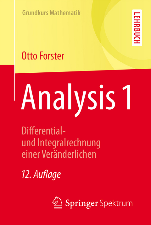 Analysis 1 - Otto Forster