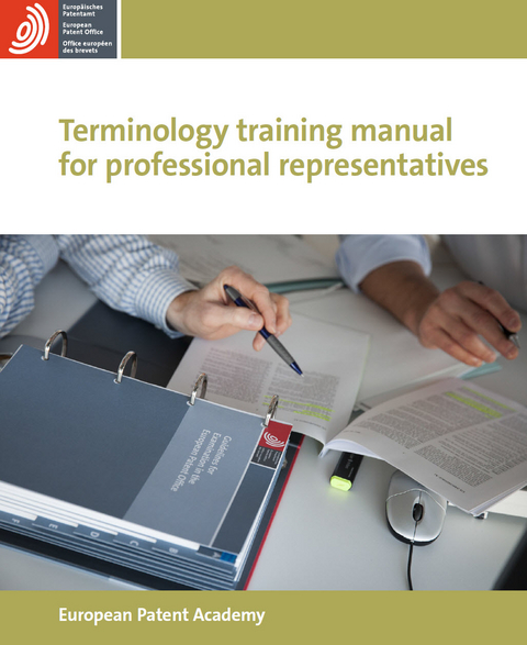 Terminology training manual for professional representatives
