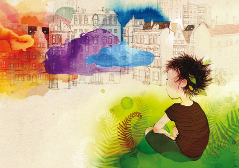 Postkarte Henry tr&auml;umt (VE 10 St.)