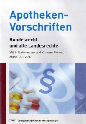 Apotheken-Vorschriften CD-ROM