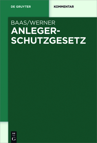 Anlegerschutzgesetze