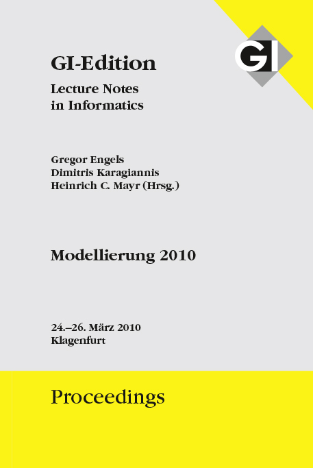 GI Edition Proceedings Band 161 Modellierung 2010 - 