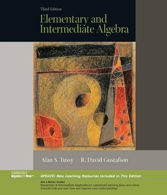 Elementary and Intermediate Algebra, Updated Media Edition (with CD-ROM and Mathnow, Enhanced Ilrn Math Tutorial, SBC Web Site Printed Access Card) - Alan S Tussy, R David Gustafson