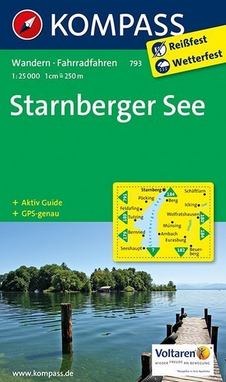 KOMPASS Wanderkarte Starnberger See