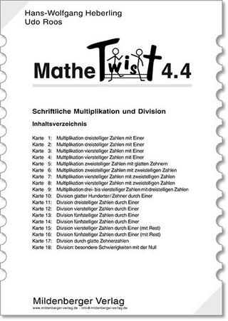 Mathetwist. Rechnen - Spannen - Kontrollieren / Mathetwist 4.4