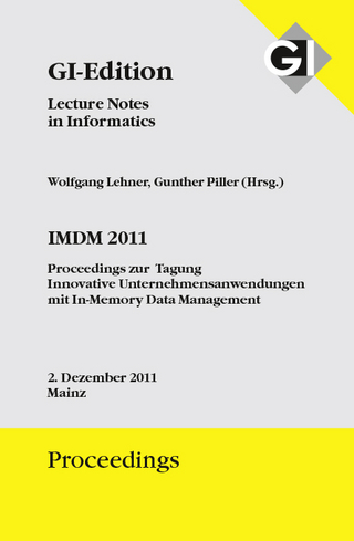 GI Edition Proceedings Band 193 IMDM 2011