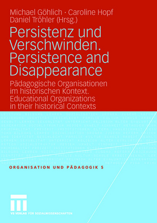 Persistenz und Verschwinden. Persistence and Disappearance