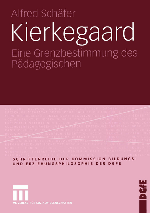 Kierkegaard - Alfred Sch&auml;fer